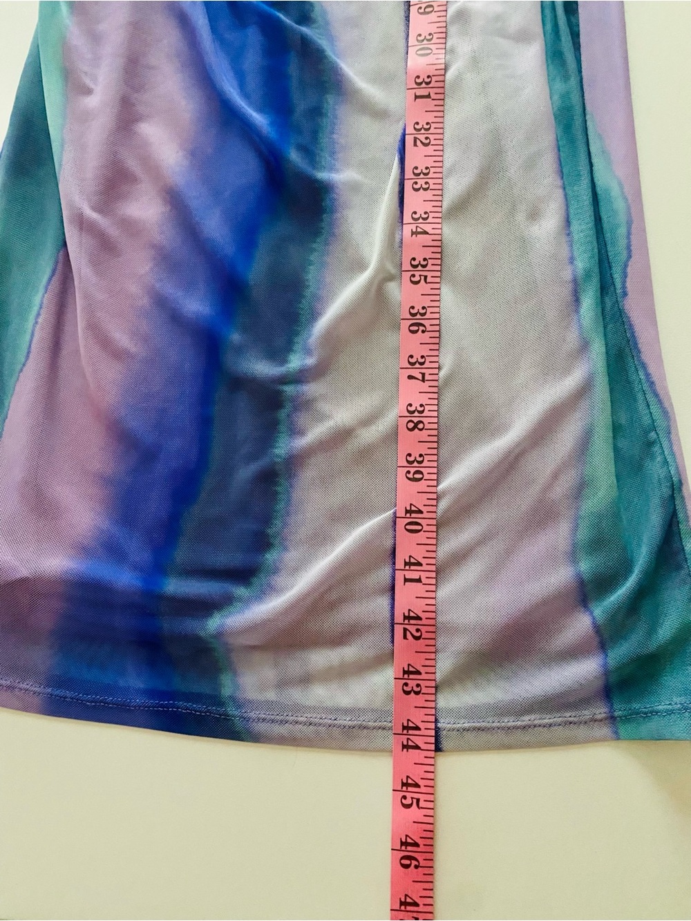 Zara Bloggers Favorite Printed Tulle Halter Sleeveless Lavender Dress Sz Small. - Picture 14 of 14